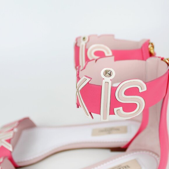 NEW VALENTINO GARAVANI Pink Leather Sandals - Chic Style From Office to Weekend - Picture 12 of 15